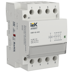 ARMAT Контактор модульный KMR 40А 24В AC/DC 4НО IEK