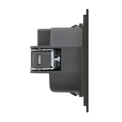 Розетка HDMI 2.0 Type A (механизм), STEKKER, серия Мия, RST00-3118-05, черный бархат Розетка HDMI 2.0 Type A (механизм), STEKKER, серия Мия, RST00-3118-05, черный бархат