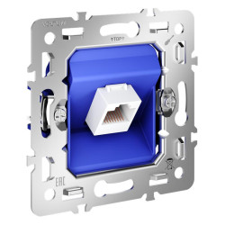 Розетка компьютерная S70 RJ45 кат.6 механизм Voltum VLS0601M