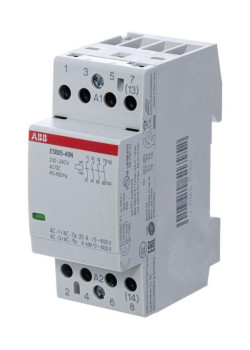 Контактор ESB25-40N-06 модульный (25А АС-1 4НО) катушка 230В AC/DC ABB 1SAE231111R0640