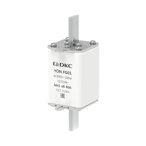 Предохранитель YON ножевого типа FG1 80А 690V характеристика aR