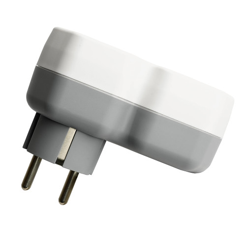 Разветвитель сетевой на 1 выход с/з STEKKER 250В, 16А, USB A+ Type C, 2,4А, PD, белый/серый, ADP16-16-20 Разветвитель сетевой на 1 выход с/з STEKKER 250В, 16А, USB A+ Type C, 2,4А, PD, белый/серый, ADP16-16-20