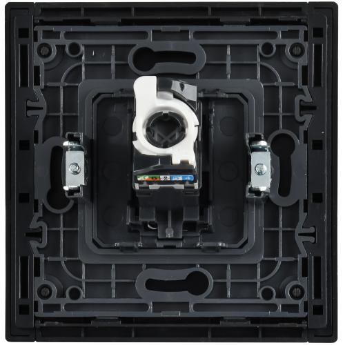 FORTE&PIANO Розетка компьютерная RJ45 кат.5E FP232M металл белый IEK FORTE&PIANO Розетка компьютерная RJ45 кат.5E FP232M металл белый IEK