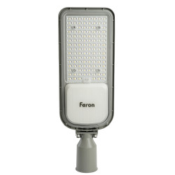 Светодиодный уличный консольный светильник Feron SP3050 100W 4000K 230V, серый