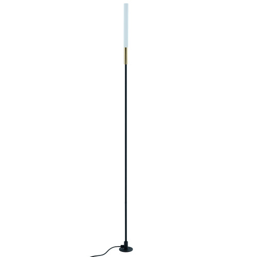 Светильник уличный светодиодный Feron DH2101, 1W, DC24V, низковольтный, 3000K, черный/золотой, 15*15*793