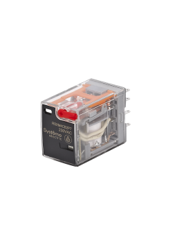 Реле 5A 4CO 230VAC тест кнопка LED