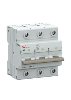 AV-125 3P 80A (C) 10kA EKF AVERES