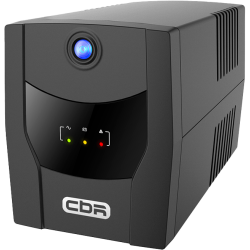 Башенный линейно-интерактивный ИБП/ ИБП CBR [QTM-1200T-6I-LCUC] Line Interactive  1200VA/720W 9Ah12V 6 x С13, HID-USB, RJ45/11