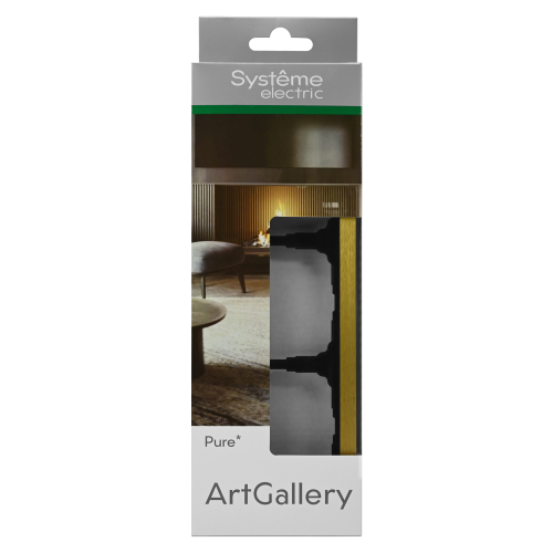ARTGALLERY PURE 3-постовая РАМКА, МЕТАЛЛ ЗОЛОТО