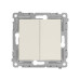 Выключатель 2-кл. СП Pixel 10А IP20 механизм беж. TOKOV ELECTRIC TKE-PX-V2-C02 Выключатель 2-кл. СП Pixel 10А IP20 механизм беж. TOKOV ELECTRIC TKE-PX-V2-C02