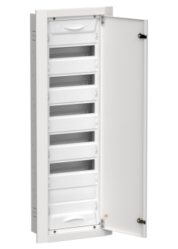 TITAN 5 Корпус металлический ЩРв-72 (1х72) 1005х365х130мм IP31 белый (одна дверь) IEK