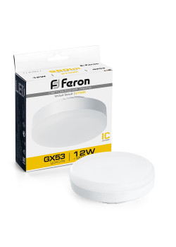 Лампа светодиодная Feron LB-453 GX53 12W 175-265V 2700K