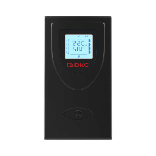 Линейно-интерактивный ИБП от ДКС серии Инфо с дисплеем (Info LCD), 2000ВА/1200 Вт, 1/1,2xIEC C13, 2xSchuko, USB + RJ45, LCD, 2x9Aч Линейно-интерактивный ИБП от ДКС серии Инфо с дисплеем (Info LCD), 2000ВА/1200 Вт, 1/1,2xIEC C13, 2xSchuko, USB + RJ45, LCD, 2x9Aч