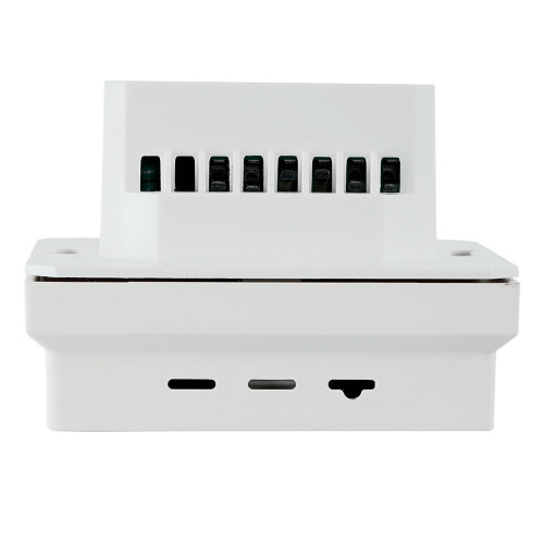 Терморегулятор Wi-Fi (механизм), STEKKER, 250В, 3500Вт, серия Эмили, RSW00-5119-01, белый фарфор, soft touch Терморегулятор Wi-Fi (механизм), STEKKER, 250В, 3500Вт, серия Эмили, RSW00-5119-01, белый фарфор, soft touch
