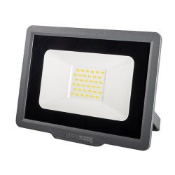 Прожектор светодиодный PFL-C3 20Вт 6500К IP65 закален. прозр. стекло JazzWay 5023543A