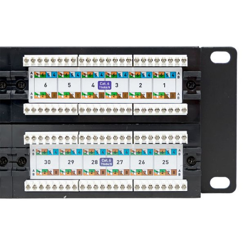 Патч-панель TERACOM PRO 19'' Cat.6 2U неэкран. UTP 48 портов RJ-45 Dual IDC Патч-панель TERACOM PRO 19'' Cat.6 2U неэкран. UTP 48 портов RJ-45 Dual IDC