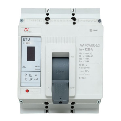 AV-POWER-5/3 1250А 70кА ETU6.2 EKF