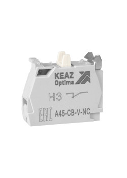 Контактный блок OptiSignal D22 A45-CB-V-NC 1НЗ винтовой зажим ZBE102
