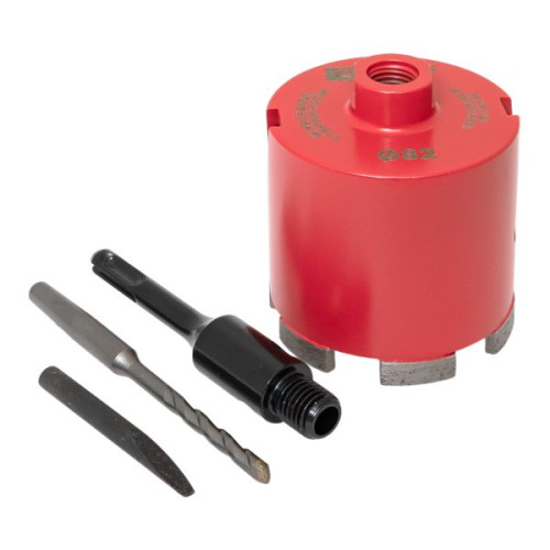 Коронка алмазная DCH-82 Laser M16 SDS-plus EKF Expert Коронка алмазная DCH-82 Laser M16 SDS-plus EKF Expert