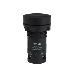 Кнопка OptiSignal Compact D22 C7-P-211 черная 1НО+1НЗ XB7NA25