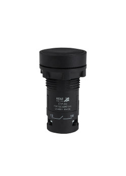 Кнопка OptiSignal Compact D22 C7-P-211 черная 1НО+1НЗ XB7NA25