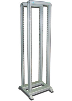 Стойка двухрамная Lanmaster TWT-RACK2-29U-6X6 29U 600ммX600мм 350кг серый