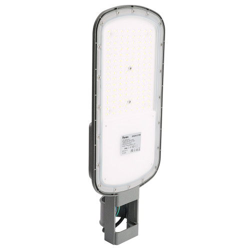 Светодиодный уличный консольный светильник Feron SP3070 80W 5000K AC90-300V, серый Светодиодный уличный консольный светильник Feron SP3070 80W 5000K AC90-300V, серый