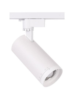 Светильник светодиодный трековый PTR 0728 ZOOM 28Вт 3000К IP40 15-60град. WH бел. Pro JazzWay 5034341
