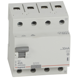 RX3 ВДТ 30мА 40А 4П AC LEGRAND