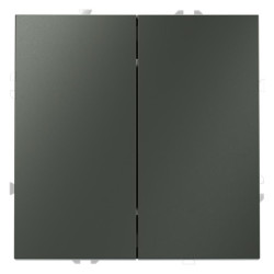 Переключатель проходной 2-кл. СП S70 10А механизм титан Voltum VLS020306