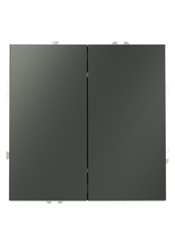 Переключатель проходной 2-кл. СП S70 10А механизм титан Voltum VLS020306