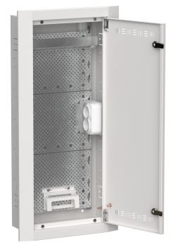TITAN 5 Корпус мультимедиа ЩРв-48 (1х48) 755х365х130мм IP30 белый IEK