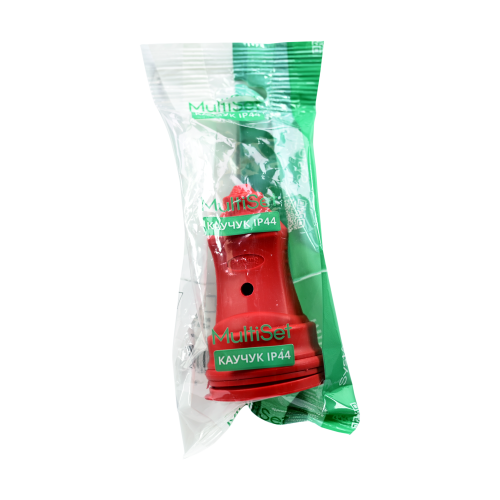 MULTISET Розетка 2К+З кабельная каучуковая 16 А/250 В IP44 КРАСНАЯ MULTISET Розетка 2К+З кабельная каучуковая 16 А/250 В IP44 КРАСНАЯ