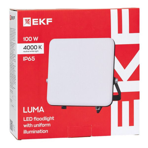 СДО-4005 100Вт 4000К IP65 с равномерной засветкой LUMA EKF СДО-4005 100Вт 4000К IP65 с равномерной засветкой LUMA EKF