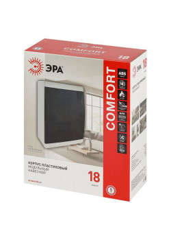 Корпус навесной COMFORT ЩРН-П-18 IP41 пластик. бел. Эра Б0067255