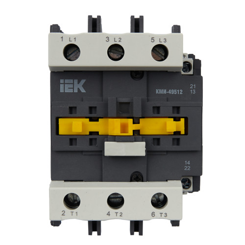Контактор КМИ-49512 95А 400В/АС3 1NO;1NC IEK Контактор КМИ-49512 95А 400В/АС3 1NO;1NC IEK