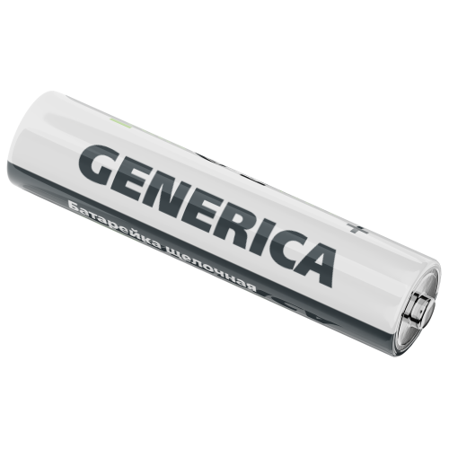 Батарейка щелочная Alkaline LR03/AAA (4шт/блистер) GENERICA Батарейка щелочная Alkaline LR03/AAA (4шт/блистер) GENERICA