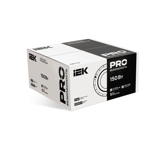 PRO Светильник ДСП 3020 150Вт 90гр 5000К IP65 IEK PRO Светильник ДСП 3020 150Вт 90гр 5000К IP65 IEK