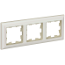 BRITE Рамка 3-местная РУ-3-Бр бежевый/жемчужный IEK BRITE Рамка 3-местная РУ-3-Бр бежевый/жемчужный IEK