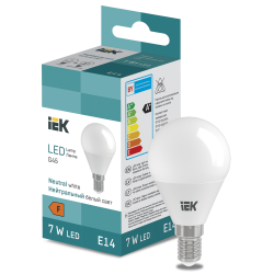 LED Globe G45 600lm 4000K E14 IEK