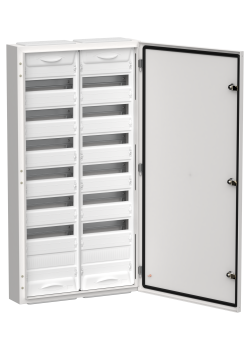 TITAN 5 Корпус металлический ЩРн-168 (2х84) 1085х570х140мм IP54 белый (одна дверь) IEK
