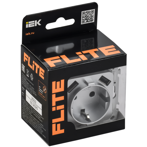 FLITE Розетка 1-местная с заземлением с защитными шторками 16А с USB A+A 3,1А безвинтовое крепление РСЮша11-1-ФлА алюминий IEK FLITE Розетка 1-местная с заземлением с защитными шторками 16А с USB A+A 3,1А безвинтовое крепление РСЮша11-1-ФлА алюминий IEK