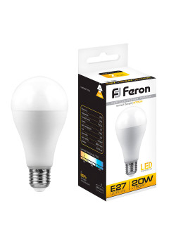Лампа светодиодная Feron LB-98 Шар E27 20W 175-265V 2700K
