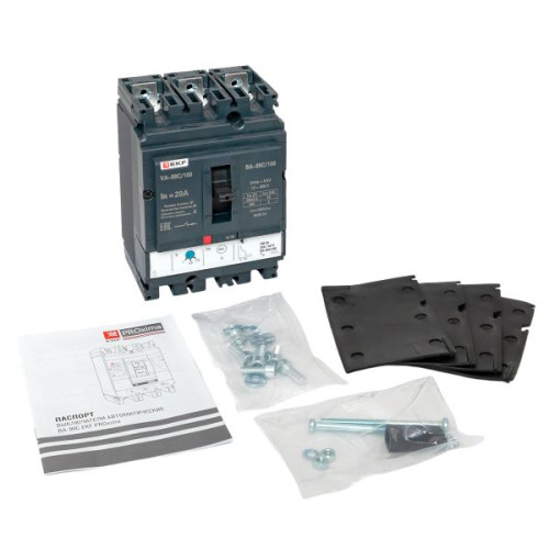 ВА-99C 100/20А 3P 35кА с термомагнитным расцепителем EKF