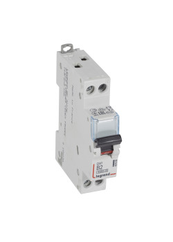 Авт.выкл.DX3 1п+N В2А 6kA/10кА LEGRAND