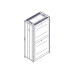 Шкаф Systeme Electric, серия Uniprom, 42U-600/1070, боковые панели 4шт, черный Шкаф Systeme Electric, серия Uniprom, 42U-600/1070, боковые панели 4шт, черный