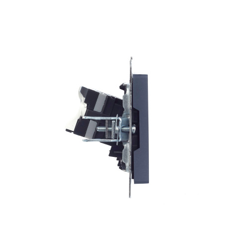 BRITE Розетка компьютерная RJ45 кат.5E РК10-БрМ маренго IEK