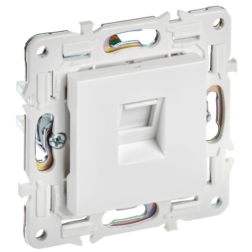 SKANDY Розетка компьютерная RJ45 кат.5E SK-K01W арктический белый IEK