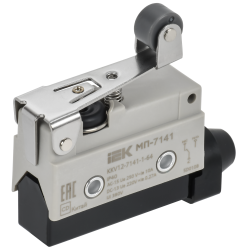 Микропереключатель концевой МП-7141 укороченный рычаг с роликом IP40 IEK