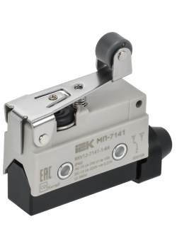 Микропереключатель концевой МП-7141 укороченный рычаг с роликом IP40 IEK